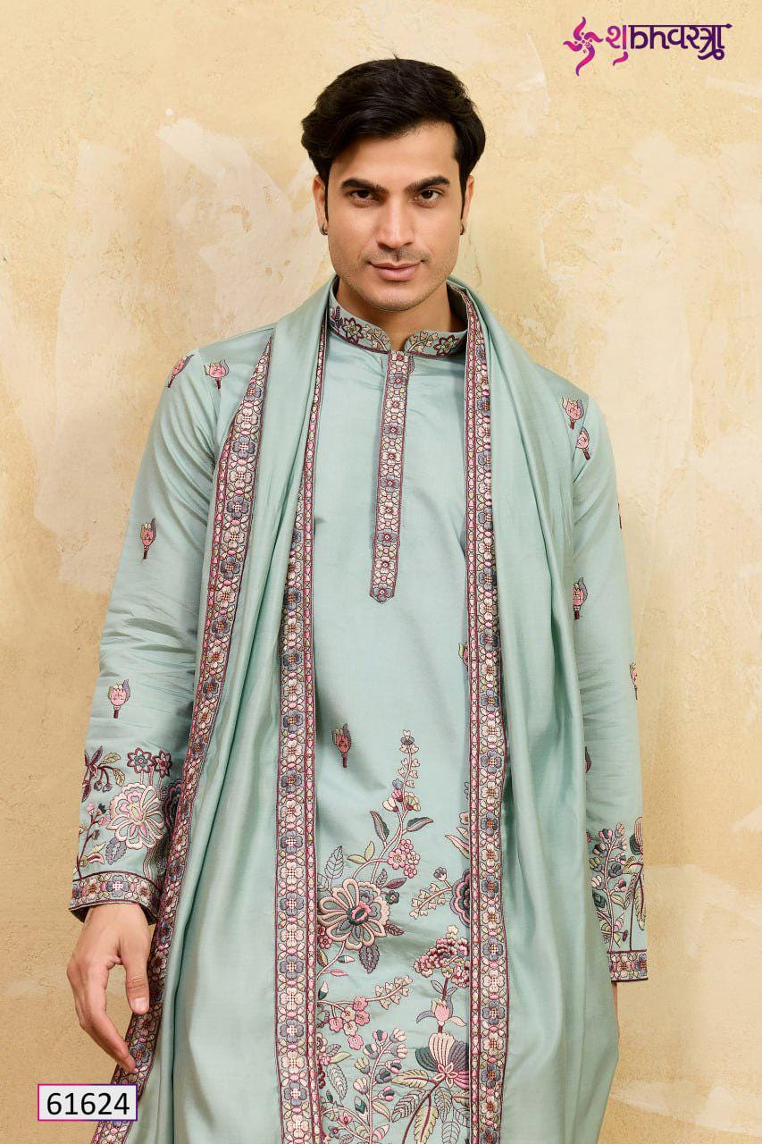 Viscose Silk Kurta Dupatta Set | Women's Ethnic Festive Kurti Sizes M-XXL