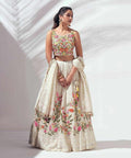 Heavy Sequin Embroidered Lehenga Choli Set, Bridal Wedding Wear (Semi-Stitched)