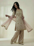 Pure GMY Silk Palazzo Suit Set, Sequin Embroidery, Festive Party Wear Kurta Dupatta