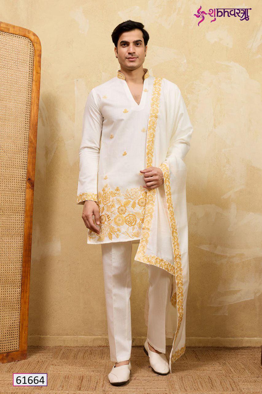 Viscose Silk Kurta Dupatta Set | Women's Festive Ethnic Embroidery (M-XXL)
