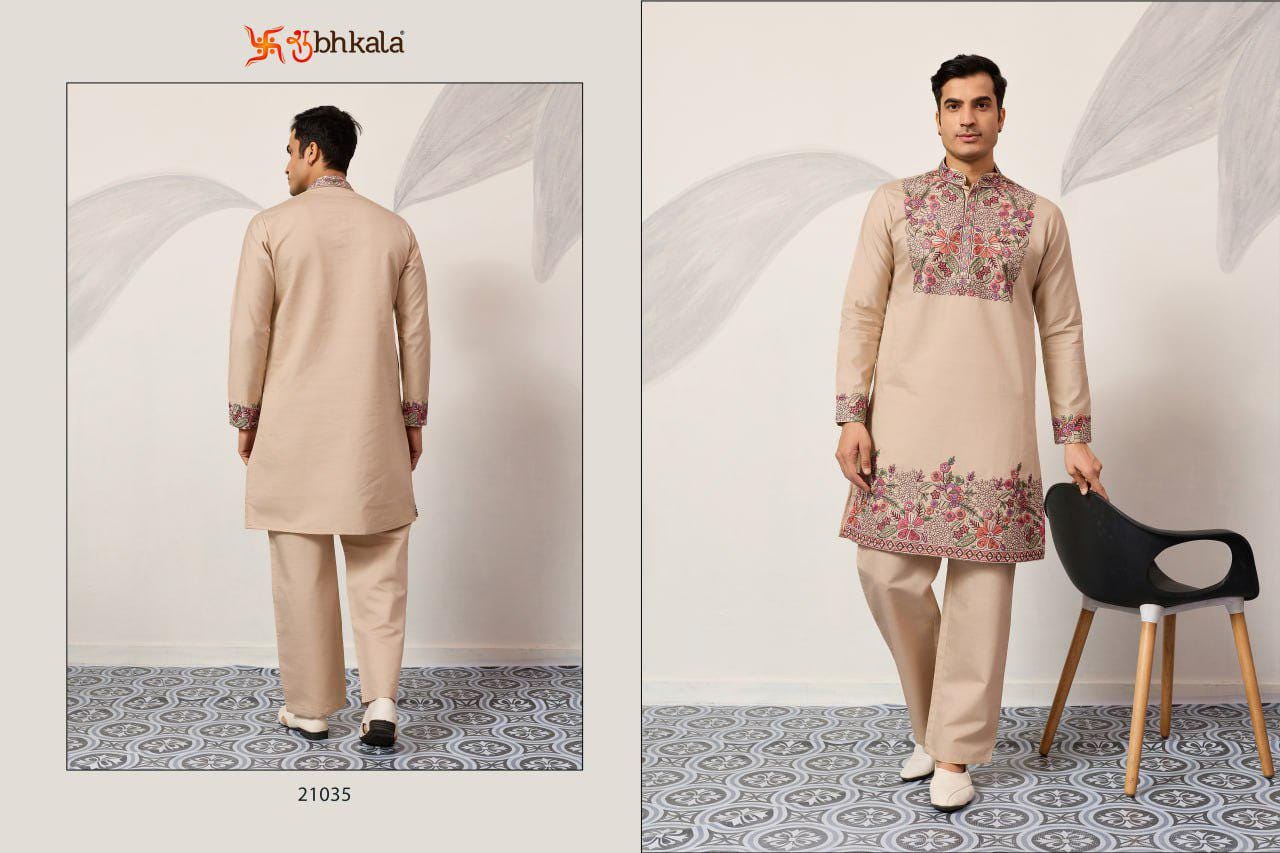 Embroidered Viscose Silk Kurta Pant Set | Festive Indian Ethnic Wear