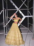 Butterfly Net Lehenga Choli Set, Heavy Embroidery, Sequins, Bridal Wedding Outfit