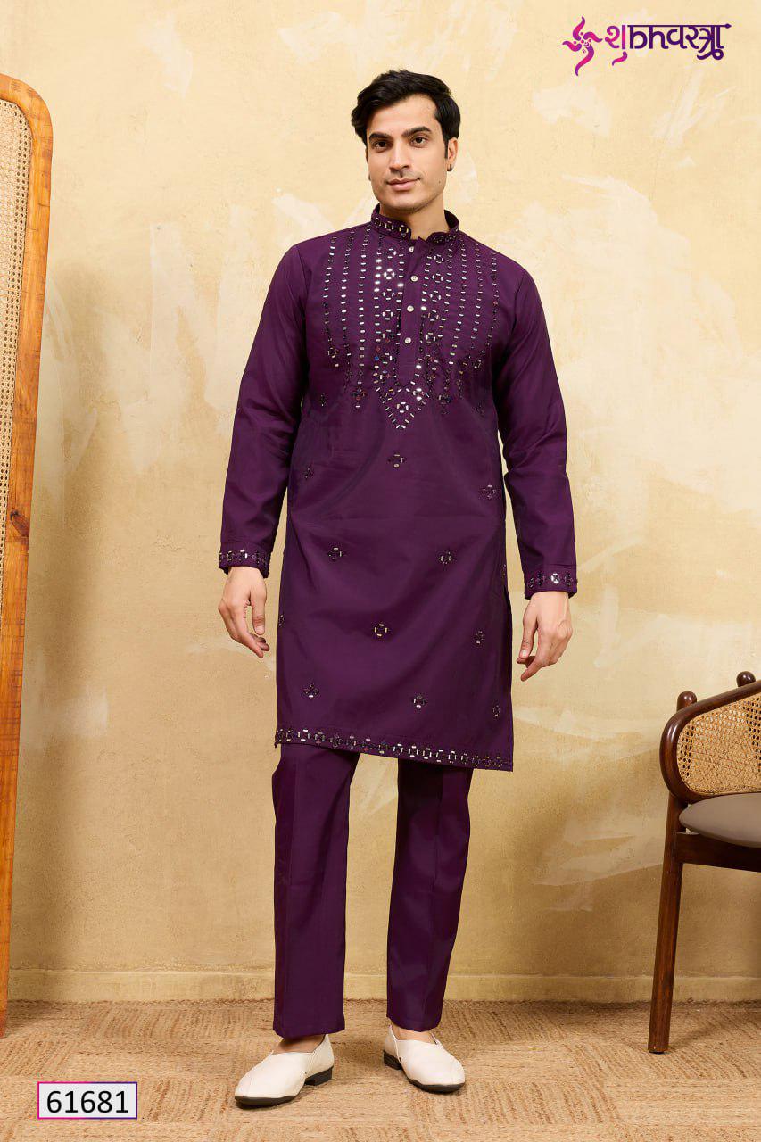 Viscose Silk Embroidered Kurta Set, Multi Thread Sequins Work, Indian Ethnic Wear