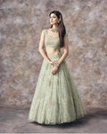 Soft Net Lehenga Choli Set | Zari Sequin Embroidery, 4.5 Meter Flare, Indian Wedding Wear
