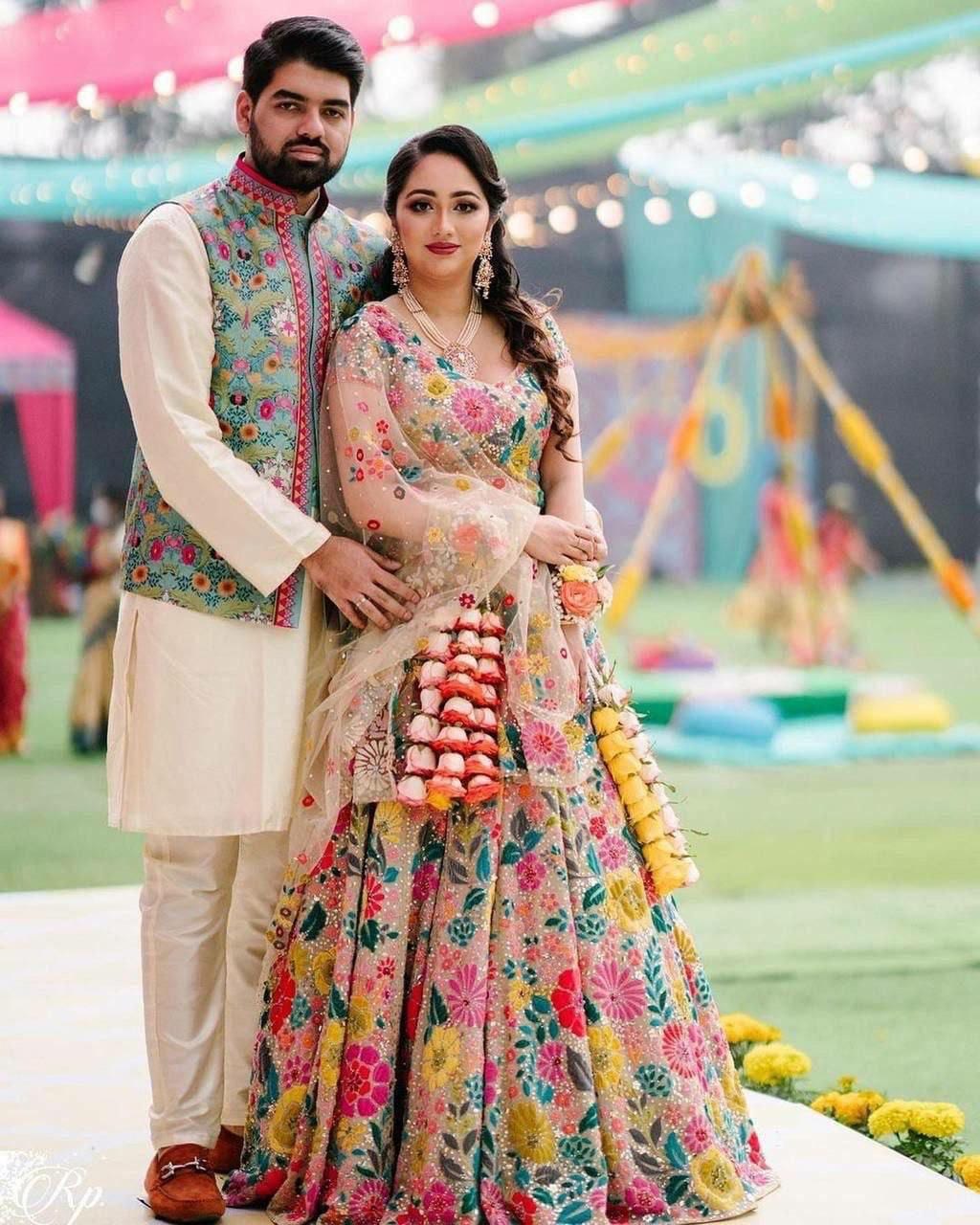 Soft Mono Net Lehenga Choli, Sequins Embroidery, Bridal Wedding Party Wear XXL