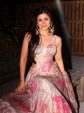 Pure Organza Digital Print Lehenga Choli Set | Corset Blouse, Sequin Embroidery, 8 Meter Flare