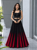 Cotton Lehenga Choli Set | 8 Meter Kali Flair, Padded Blouse, Festive Wear
