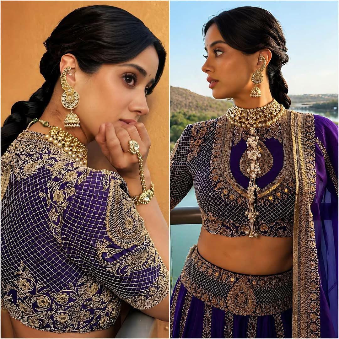 Vichitra Silk Lehenga Choli Set | Coding Dori Sequins Embroidery, Festive Wear