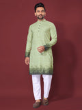 Men's Cotton Rayon Kurta Pajama Set | Traditional Indian Festive Wear